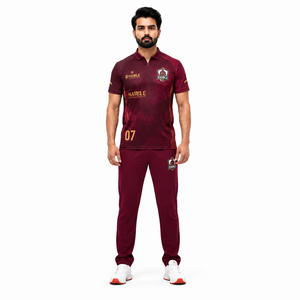 Uniforme de Cricket Personalizado para Hombre, Poliéster Reciclado, Cierre de 1/4, Sublimado, Kit de Partido OEM - Product Image 1