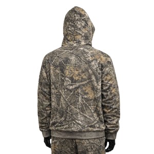 Relaxed Fit Real Tree Design Camo Print Hoodies Heavyweight Cotton Fleece Custom Logo Thick Fabric Wholesale Supply - Product Image 2
