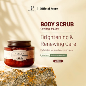 Exfoliante Corporal Puresia Coco y Lima 300gr, Iluminador con Vitamina C para Piel Opaca y Todo Tipo de Piel - Product Image 1