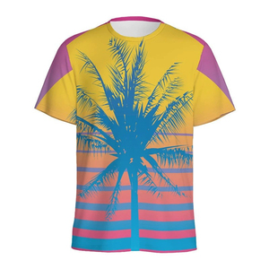 Summer Style 100% <b>Polyester</b> <b>T</b>-<b>shirts</b> Sublimation Printing Breathable Quick Dry Men <b>T</b>-<b>shirts</b> Wholesale - Product Image 4