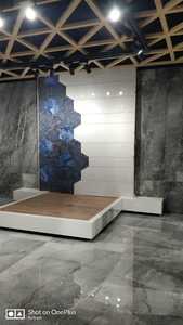 Carrelage en porcelaine effet marbre blanc, haute brillance, 120x240cm, grandes dalles pour sol et mur, qualité export OEM, pour projets commerciaux. - Product Image 6