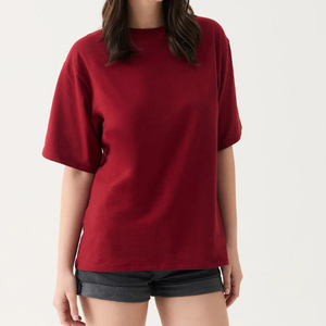 Hot <b>Sale</b> Women's T-Shirt Pockets for Casual Breathable Workout 100% Cotton Anti-Wrinkle Quick Dry Pakistan Made Women T Shirt - Product Image 1