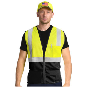 Gilet de sécurité haute qualité pour hommes, multi-poches avec grand espace de rangement, idéal pour l'inspection des sites d'entreprises et l'usage en extérieur - Product Image 5