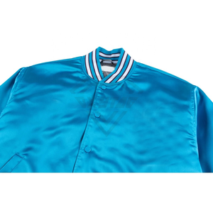 High Quality Men's Satin Varsity <b>Jacket</b> New Design <b>Winter</b> <b>Jacket</b> with Custom Embroidery Hot Sale Wholesale Cheap Price OEM - Product Image 3