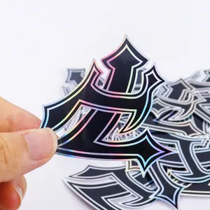 Pegatinas troqueladas personalizadas, resistentes a la intemperie, de vinilo PVC mate, resistentes a los rayos UV, autoadhesivas, duraderas, con impresión de logotipo personalizado - Product Image 4