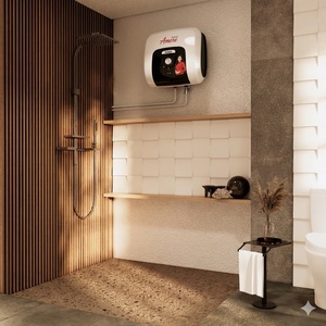 Vietnamese Factory Wholesales Price 15 Liter Tank Home Bathroom Square Electric Storage Water <b>Heater</b> Rossi Arte Square 15 - Product Image 5