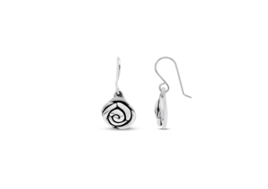 ต่างหูรูปดอกกุหลาบแบบเกลียว - Product Image 1