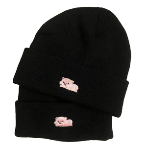 2026 <b>Winter</b> Unisex Beanie <b>Caps</b> 100% Acrylic Breathable Waterproof Casual Outdoor Adjustable Flat Embroidery Knitted <b>Cap</b> - Product Image 6