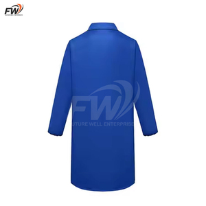 เสื้อกาวน์แพทย์แบบยูนิเซ็กซ์ คุณภาพดีที่สุด ลดราคาพิเศษ สำหรับโรงพยาบาลและห้องปฏิบัติการ สีขาว ผลิตจากวัสดุคุณภาพสูง - Product Image 2