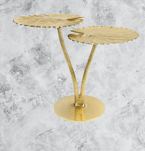 Modern Aluminum Metal <b>Side</b> <b>Table</b> With Space Saving Design And Durable Finish for Stylish Home Interiors Coffee <b>Tables</b> - Product Image 4