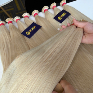 Puntas Planas de Platino de 5x5mm, Color Rubio de Moda, Provenientes de 1-2 Donantes, para Instalación de Cabello - Product Image 3