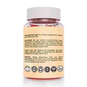 Compléments alimentaires pour le cholestérol en gommes OEM/ODM avec stérols et stanols végétaux, complexe de bergamote citrique pour une santé cholesterolique optimale - Product Image 5