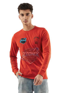 ราคาขายส่ง เสื้อยืดคอกลม แขนสั้น ผ้าฝ้าย 100% ทรงหลวม พิมพ์ลายลำลอง สำหรับผู้ชาย รับสกรีนโลโก้ ระบายอากาศ แห้งเร็ว - Product Image 2