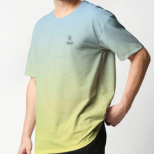 Camiseta Oversize de Corte Holgado con Logotipo Personalizado Impreso para Venta en Línea, 100% Algodón, Talla Grande, Transpirable, para Hombre - Product Image 2