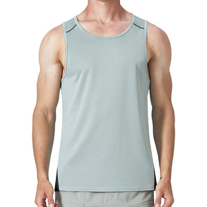 Ultra Lightweight Breathable Mesh Polyester Exercise <b>Singlet</b> Swaet Wicking with Side Armholes <b>for</b> Running and Gym Wear Tank Tops - Product Image 1