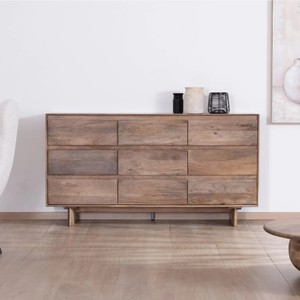 ตู้ลิ้นชัก 9 ชั้น รุ่นวันดาน่า ไอวอรี่ มาร์ค ทำจากไม้มะม่วงแท้ สไตล์เกตา แบบญี่ปุ่น - Product Image 3