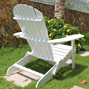 Kit de chaise Adirondack pliable de luxe pour extérieur au design moderne, en bois doux, pour salle à manger, jardin, cuisine, fabrication vietnamienne, vente en gros - Product Image 1