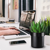 Pot de fleurs de bureau avec coffre-fort intégré, boîte de rangement discrète, design discret, pot de plante sécurisé sans serrure visible