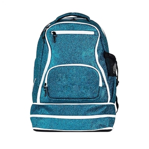 Lightweight for <b>Pink</b> Glitter Backpack with Rainbow Shiny Sports Style Zipper Closure Strap Carrying System for Unisex School - Product Image 1