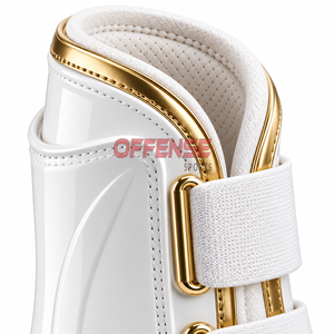 Bottes de brossage pour chevaux confortables, conçues avec des matériaux flexibles, des sangles fiables et un rembourrage de soutien pour un usage régulier. - Product Image 5
