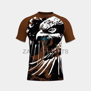 Camiseta Deportiva de Compresión para Hombre, para Entrenamiento de BJJ y MMA, Tejido Elástico de Secado Rápido, 200GSM, Diseño Frontal - Product Image 5