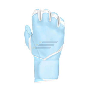 Gants de frappeur de baseball et softball OEM personnalisés en cuir de chèvre, protection des mains, fermeture auto-agrippante, durables, séchage rapide, respirants - Product Image 4