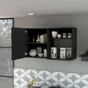 Mobile da cucina a 2 ante Carter Black - Product Image 2