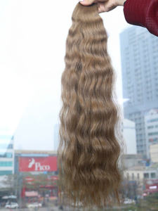 <b>Top</b> Selling Bulk Vietnamese Remy Hair Extensions Natural Wave 100% Virgin Hair 100grams All Colors 24 Inches Double Drown - Product Image 4