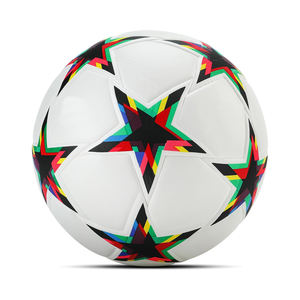 Ballon de football taille 5 en TPU thermocollé, zéro absorption d'eau, 410-440g, qualité compétition, en PU - Product Image 4