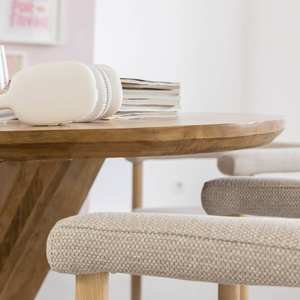 โต๊ะอาหารไม้มะม่วง แวนดาน่า โซเลซ นิมบูโซวาล - Product Image 6