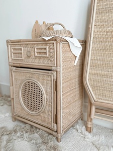 ตู้เสื้อผ้าเด็กทำจากหวายธรรมชาติเป็นมิตรกับสิ่งแวดล้อมเปลเด็กเฟอร์นิเจอร์ทอด้วยมือจากเวียดนามเปลเด็กตกแต่งห้องได้อย่างน่าดึงดูด - Product Image 3