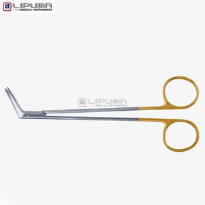 Ciseaux thoraciques manuels DeBakey de haute qualité pour l'accès aux vaisseaux / Instruments chirurgicaux standard pour la dissection tissulaire vasculaire thoracique - MOL - Product Image 2