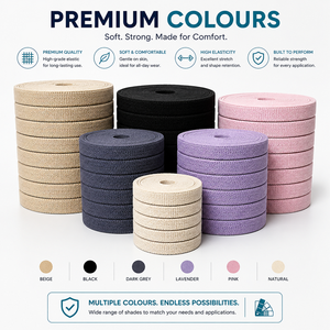 ผ้าพันแผลทางการแพทย์สีเบจขนาด 5 นิ้ว ระบายอากาศได้ดี ยืดหยุ่น รองรับหน้าท้องและหลัง ผลิตจากผ้าแบบแผงยืดหยุ่น ผลิตในอินเดีย - Product Image 2