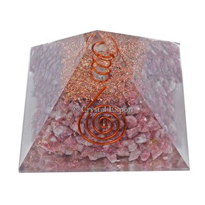 Pirámide de orgón de siete capas de chakra de alta venta viene con piedra de Chakra de piedra curativa para protección Emf-Pirámide de chakra - Product Image 4
