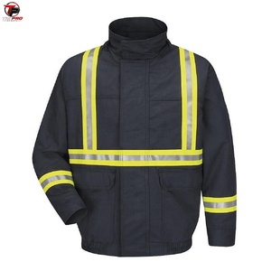 Chaqueta de Seguridad de Alta Visibilidad, Poliéster Antidesgarro, Reflectante, Industrial, de Manga Larga, Unisex, para Trabajo en Exteriores, Triple Capa - Product Image 1
