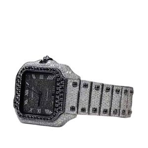 Montre à quartz Moissanite de plongée classique de luxe entièrement automatique de vente chaude avec bande en acier inoxydable 30M étanche - Product Image 2