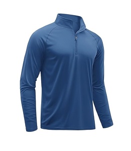 เสื้อวิ่งออกกำลังกายแขนยาวผู้ชาย UPF 50+ ซิป ¼ ตัว แห้งเร็ว ระบายอากาศดี ป้องกันแสงแดด เหมาะสำหรับกิจกรรมกลางแจ้ง - Product Image 6