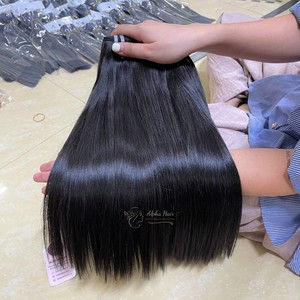 Extensiones de cabello liso de un solo donante vietnamita sin procesar, pelucas cortas sin pegamento, peluca a granel de un donante para el Viernes Negro - Product Image 1
