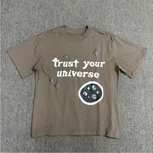 เสื้อยืดคุณภาพสูง ผ้าแคนวาสคอตตอน 100% ขายส่ง สกรีนพิมพ์ลายตามสั่ง ไซส์ใหญ่พิเศษ ทรงโอเวอร์ไซส์ ยูนิเซ็กซ์ ไหล่ตก พิมพ์โลโก้แบบเรียบ - Product Image 6