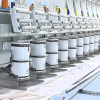 Machine à broder industrielle à 10 aiguilles à tête ronde, haute précision, équipement de broderie pour vêtements, fourni par le fabricant
