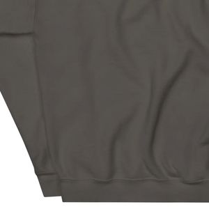 Sweat-shirt unisexe gris à col rond avec motif graphique 1938, manches longues, pull décontracté avec design de lettres sur le devant et poignets côtelés, pour tous les jours - Product Image 4