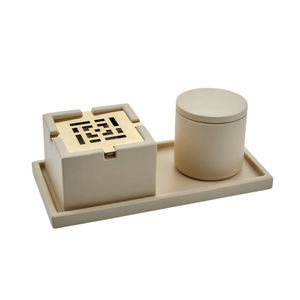 Juego de Quemadores de Incienso de Madera Minimalistas con Difusor de Aromaterapia, Color Gris, Uso Durante Todo el Año, Diseño Moderno, Estilo Único, Ramadán, Eid - Product Image 2