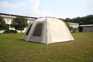 เต็นท์ครอบครัวขนาดใหญ่ CAMPTOWN RIOGRANDE-400 แบบสองชั้น กันน้ำ ป้องกันรังสียูวี 4 ฤดู พร้อมเสาตั้งอัตโนมัติ สำหรับตั้งแคมป์ - Product Image 4