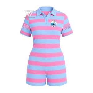 Vêtements de sororité grecs Jack and Jill of America JJOA en gros, combinaison rayée brodée 1938 |   Combinaison décontractée pour femmes - Product Image 1
