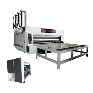 YSF-C Chain Feeder Flexo Printer Slotter Rotary Die Cutter Machine/Manual Feeder Carton Box Printing Machine