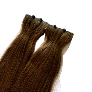 Extensiones de cabello humano vietnamita alineado con cutícula sin costuras al por mayor, cinta inyectada, estilos de rizos italianos de ondas naturales profundas sueltas - Product Image 1