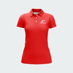 Polo uni respirant et écologique pour femme, anti-boulochage, séchage rapide, en polyester, idéal pour le transfert thermique – Prix de gros - Product Image 6