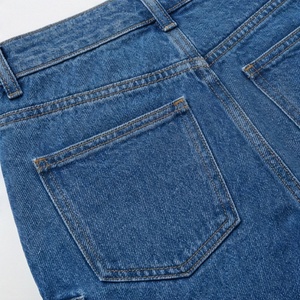 Fashion Womens Mid Waist Straight Customized Color Denim Shorts Vintage Breathable Hot Casual Premium Quality Summer Outfits - Product Image 5