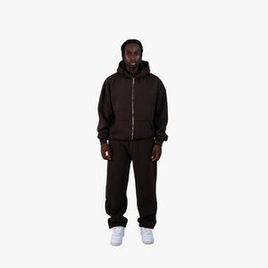 ชุดวอร์มกีฬาคลาสสิกสำหรับผู้ชาย MARCO WEAR รุ่นน้ำหนักเบาสำหรับฤดูหนาว สไตล์สตรีทแวร์ ดีไซน์ 2-in-1 ล้างสีแบบแอซิดวอช ใส่ได้สองด้าน เป็นมิตรต่อสิ่งแวดล้อม - Product Image 4