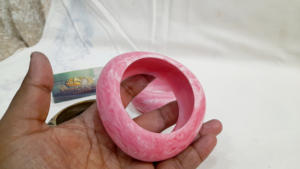 Pulseras de Resina Redondas con Amatista, Modernas y Personalizadas, Hechas a Mano, Pulimentadas y Lisas, Joyería para Regalo, Venta al Por Mayor - Product Image 4